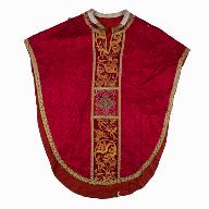 chasuble : ornement rouge n°1