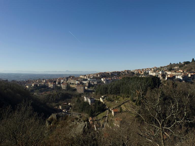 Pentes de la commune de Thiers