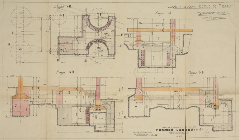 Ecole municipale de tissage de Lyon dite École Supérieure du Textile puis lycée d'enseignement technique La Martinière-Diderot, site Diderot