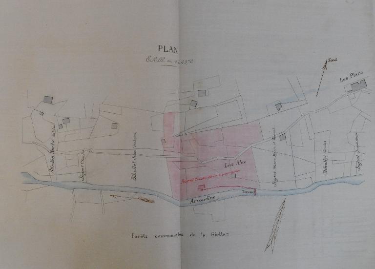 Scierie à bois des Plans (détruite)
