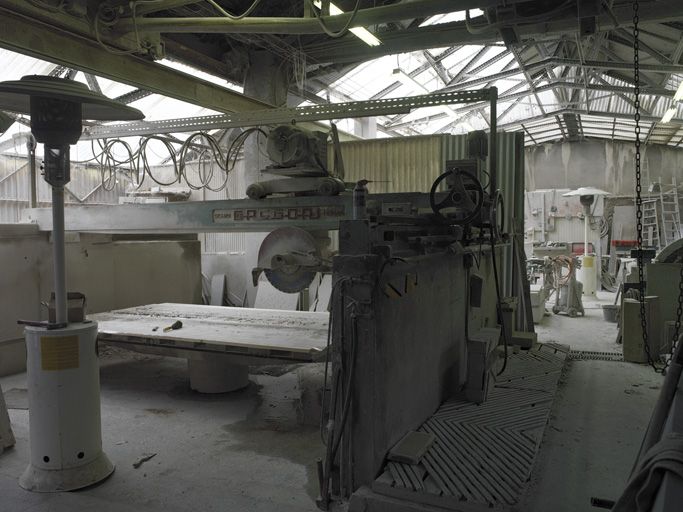 usine de taille de matériaux de construction : Entreprise générale de Marbriers et sculpteurs réunis