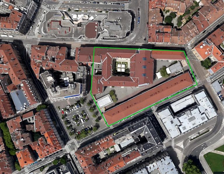 Collège de jésuites, dit Royal-Dauphin, puis école centrale, lycée, collège royal, lycée de garçons puis lycée de jeunes filles, actuellement cité scolaire Stendhal