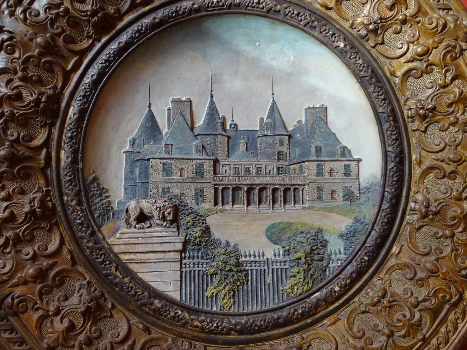 Plat décoratif : château de Randan