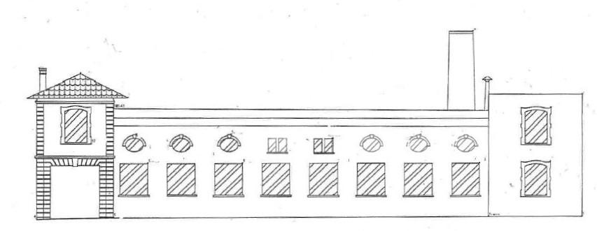 Usine de sparterie Benoît et Guillon le tapis Brosse (B.t.B.) actuellement parc d'activité Benoit, théatre du Rail et complexe sportif Odyssée sport