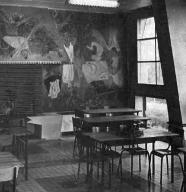 Panneaux peints de la salle à manger pédagogique (détruits)