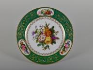 assiette dite assiette de présentation du service dit "service d'apparat du château de Randan"