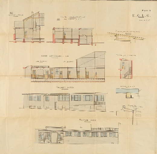 Edifice artisanal, Maison Grosse et Gerlat, puis usine de fabrication de matériaux de construction, entreprise de travaux publics, Entreprise Léon Grosse et Cie, actuellement Entreprise générale Léon Grosse