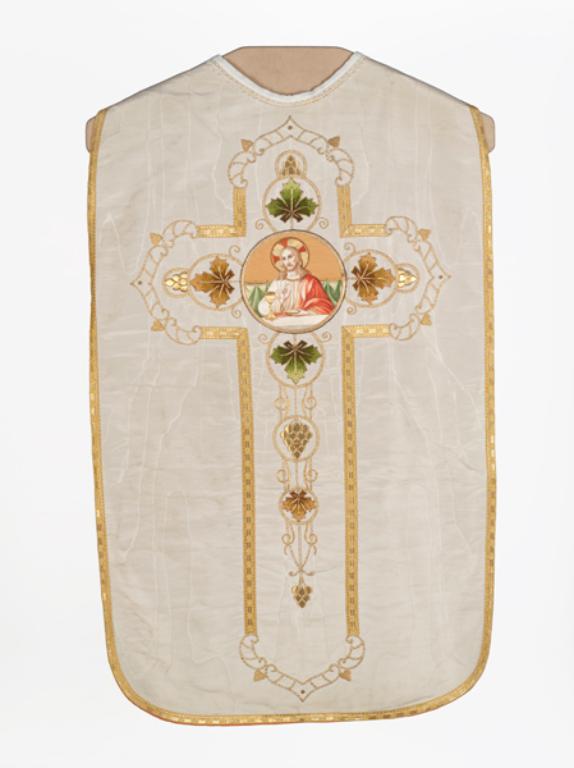 chasuble, manipule : ornement blanc