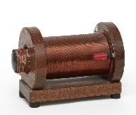 Instrument de démonstration en électrodynamique : bobine d'inductance variable