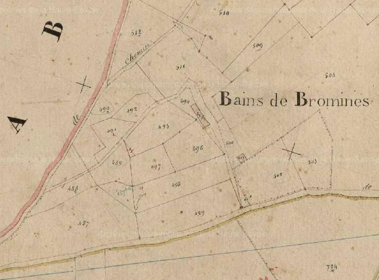Bains de Bromine ou de Bromines, généralement source de Bromine, antérieurement source de Bromos, Bromoides ou Bromaneri
