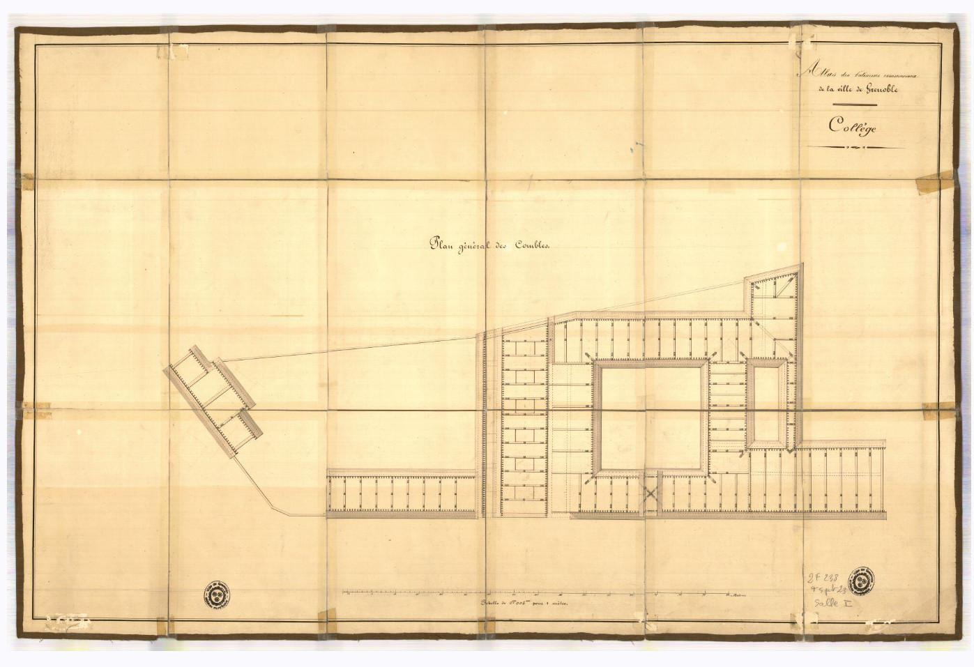 Collège de jésuites, dit Royal-Dauphin, puis école centrale, lycée, collège royal, lycée de garçons puis lycée de jeunes filles, actuellement cité scolaire Stendhal
