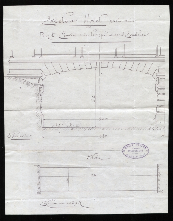 Hôtel de voyageurs, Hôtel Excelsior, actuellement immeuble, dit Résidence Beauregard