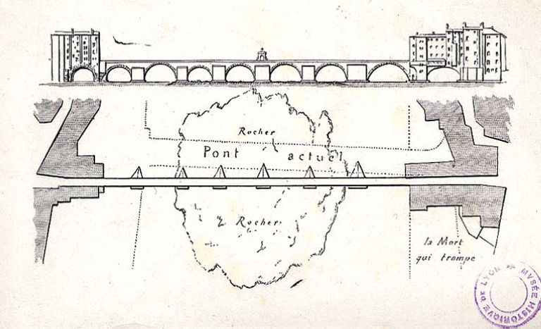 Pont de Saône, de Pierre ou du Change, puis de Nemours