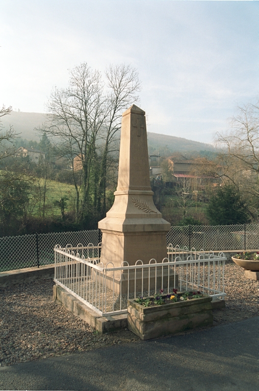 Les monuments aux morts du canton de Boën et de la commune de Sail-sous-Couzan