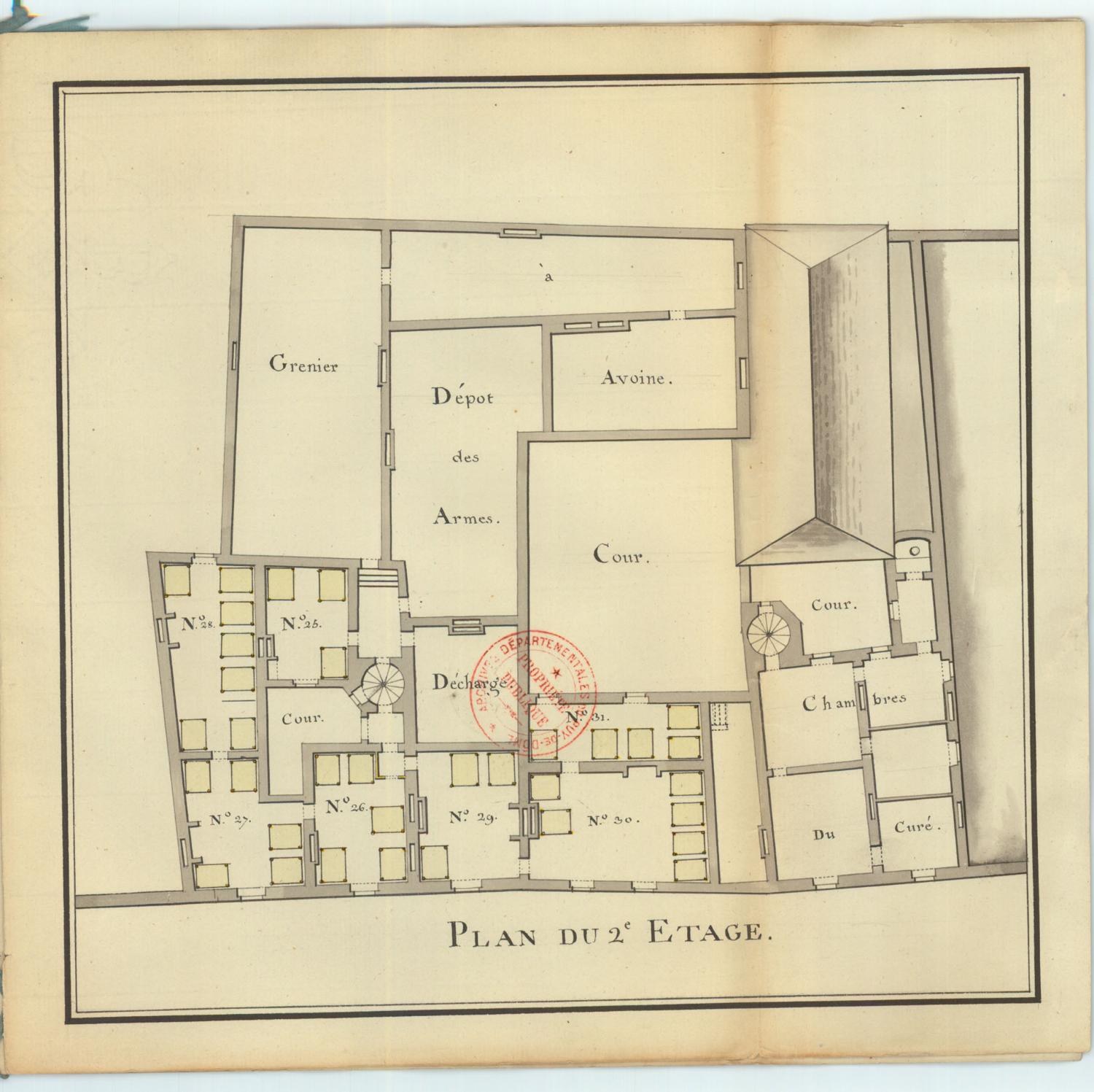 Bailliage, puis maison de ville ; ensemble de maisons, puis collège de jésuites de Montferrand, puis immeuble Saint-Pierre et maisons, actuellement immeuble et maisons
