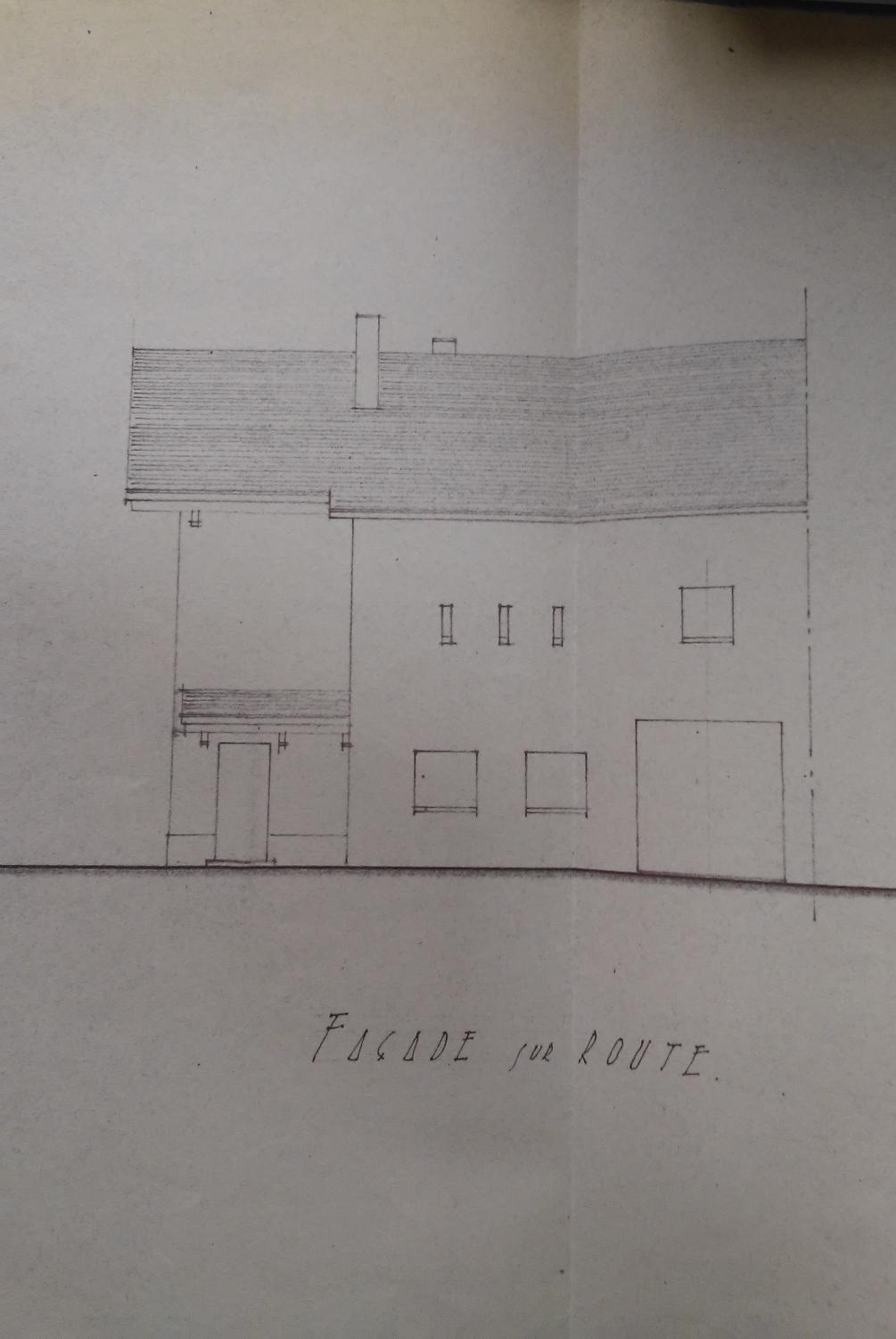 Ensemble de maisons de la reconstruction à Bessans