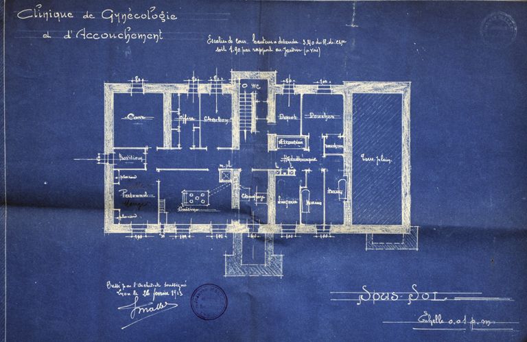 Etablissement médical Clinique gynécologique et d'accouchement du docteur Violet, actuellement foyer arménien de jeunes filles Saint-Grégoire