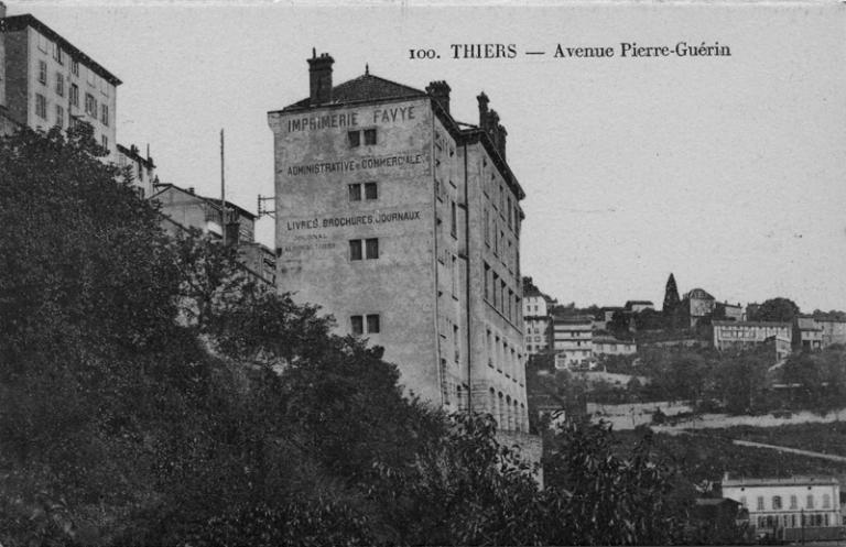 Avenue Pierre-Guérin et avenue Joseph-Claussat