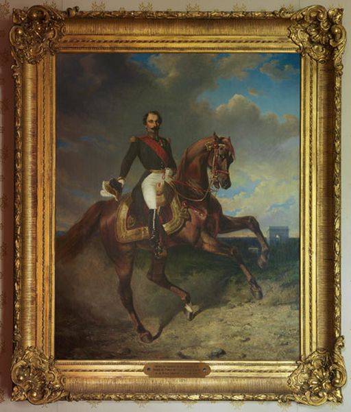 Tableau : Portrait équestre de Napoléon III