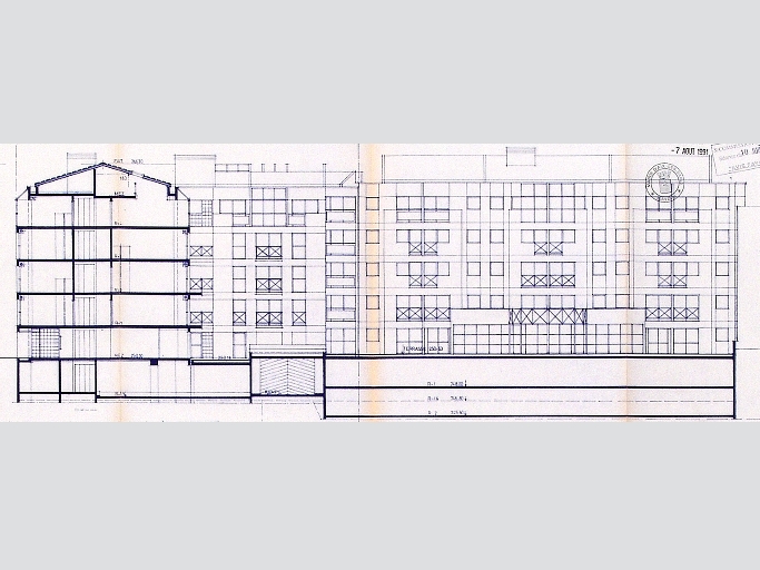 Immeuble, le Patio du parc