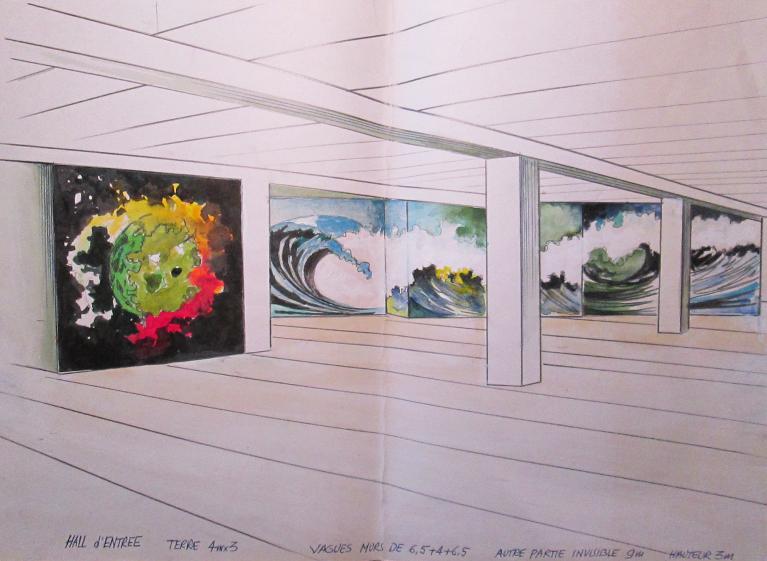Peinture monumentale : Le monde en trois fresques