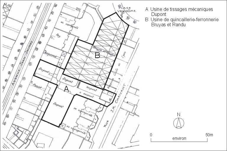 Usine de quincaillerie Bruyas A. fils et Cie puis Bruyas (G) et Randu et fils