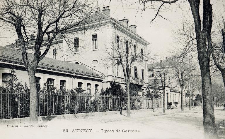 Lycée de garçons, actuellement Lycée Claude-Louis-Berthollet