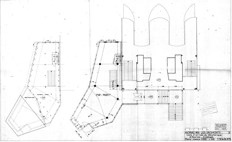 Gare supérieure du téléphérique des Prodains