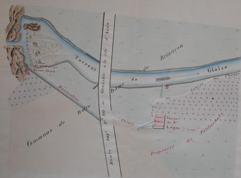 Moulin à farine et scierie Léger (détruits)