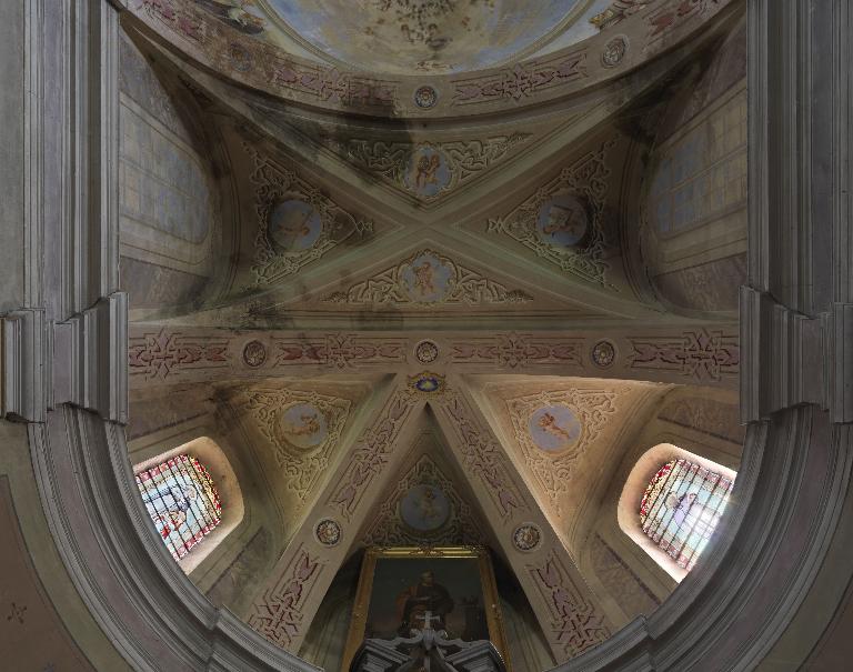 Peintures monumentales : décor intérieur de l'église Saint-Pierre