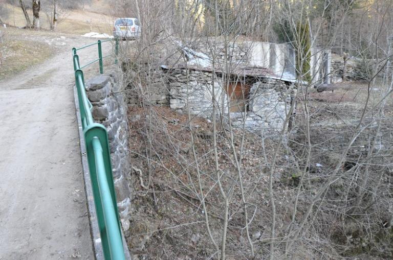 Moulin à farine, forge et foulon de l'Abbaye actuellement vestiges