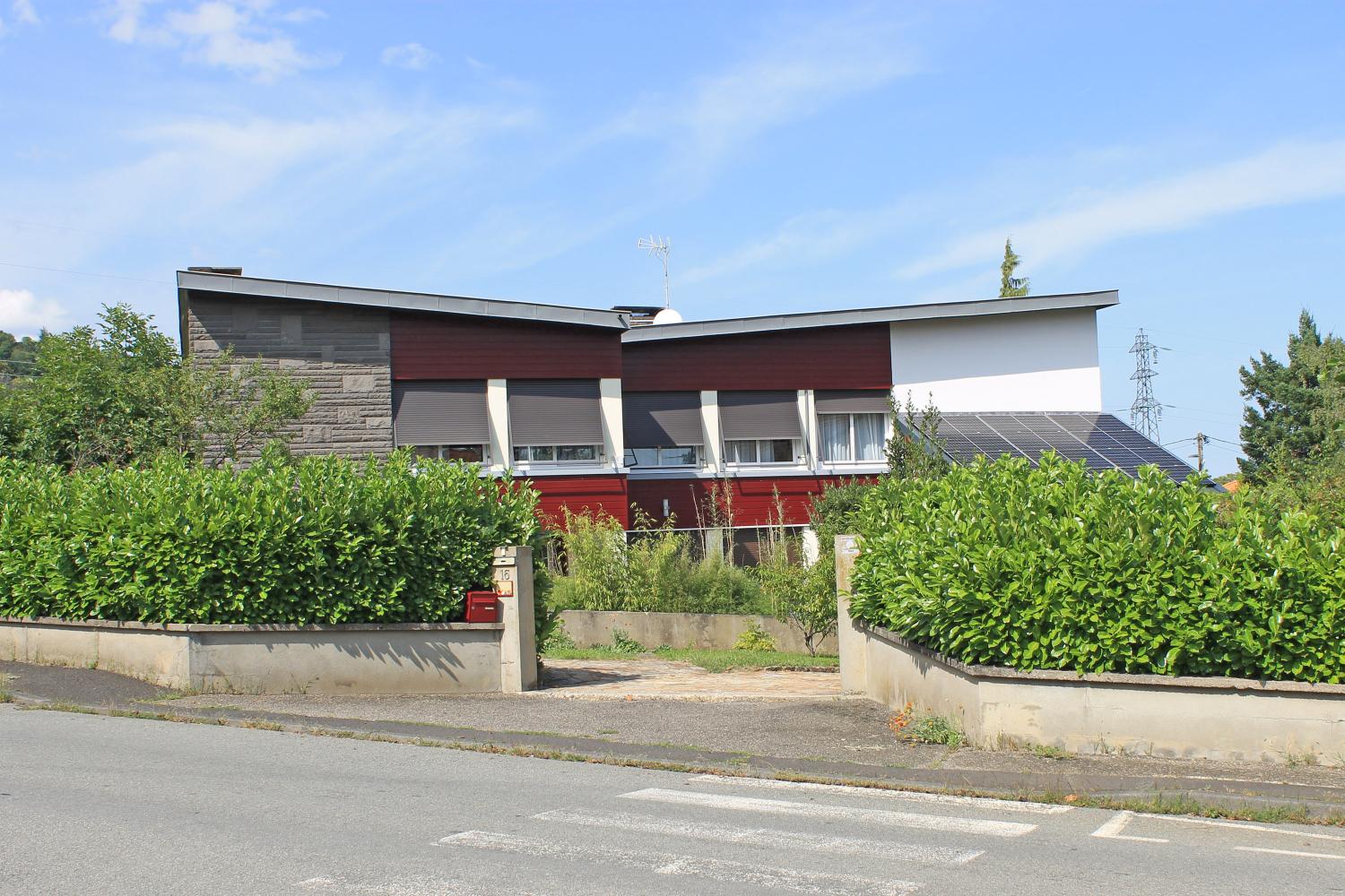 Ceyrat, la maison A., 1967, Paul LANQUETTE architecte