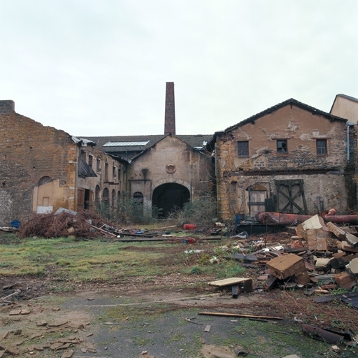 Société Générale des Cirages Français Le Lion Noir (Usine de produits d'entretien)  actuellement garage Lubac