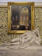tableau : Vue n°1 de l'intérieur de la chapelle de Dreux
