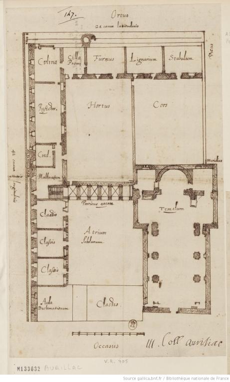 Eglise du collège des jésuites d'Aurillac, puis musée de peinture, actuellement salle polyvalente du collège Jeanne de la Treilhe