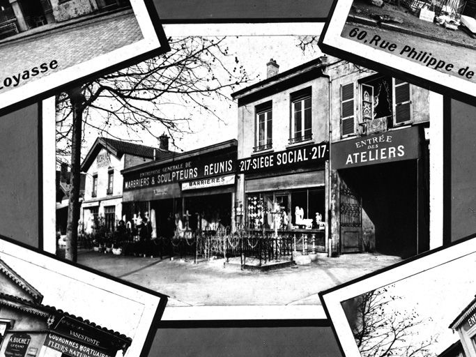 usine de taille de matériaux de construction : Entreprise générale de Marbriers et sculpteurs réunis