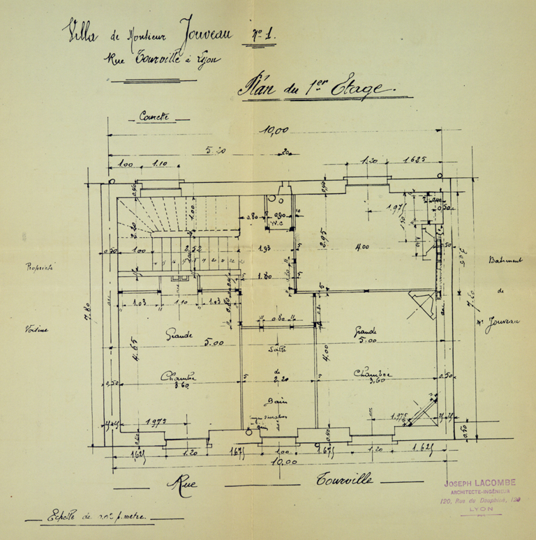 Ensemble de trois maisons dit Villa Jouveau