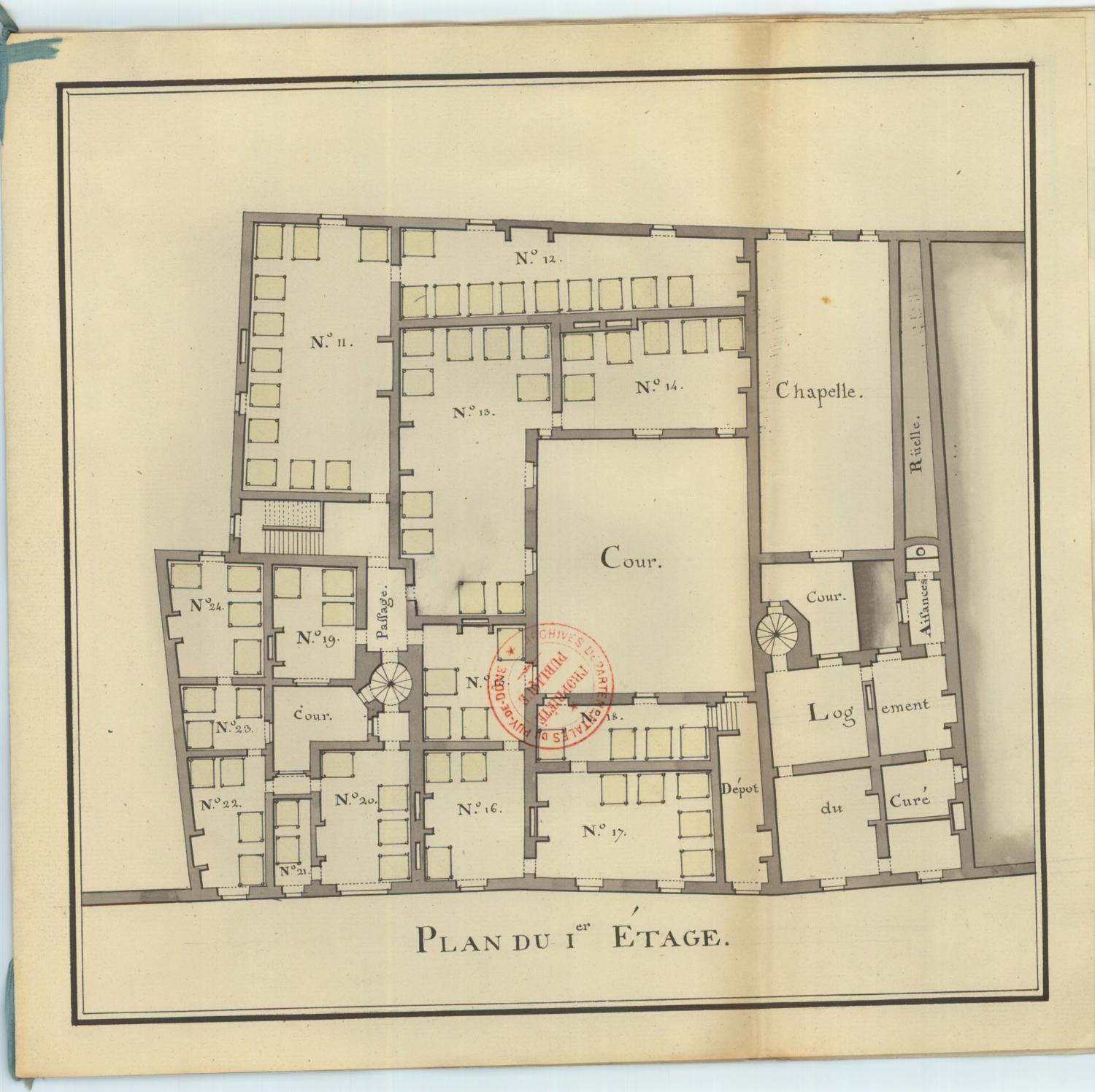 Bailliage, puis maison de ville ; ensemble de maisons, puis collège de jésuites de Montferrand, puis immeuble Saint-Pierre et maisons, actuellement immeuble et maisons