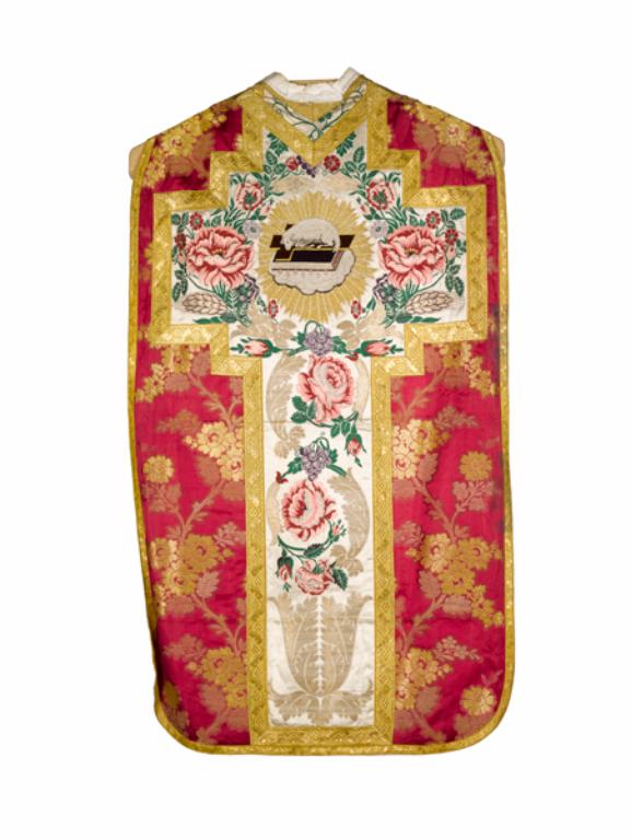 chasuble, étole : ornement rouge