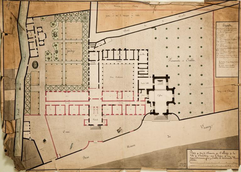 Plan vers 1823-1824