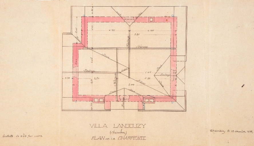 Maison, dite villa Chérubin, puis Les Charmettes