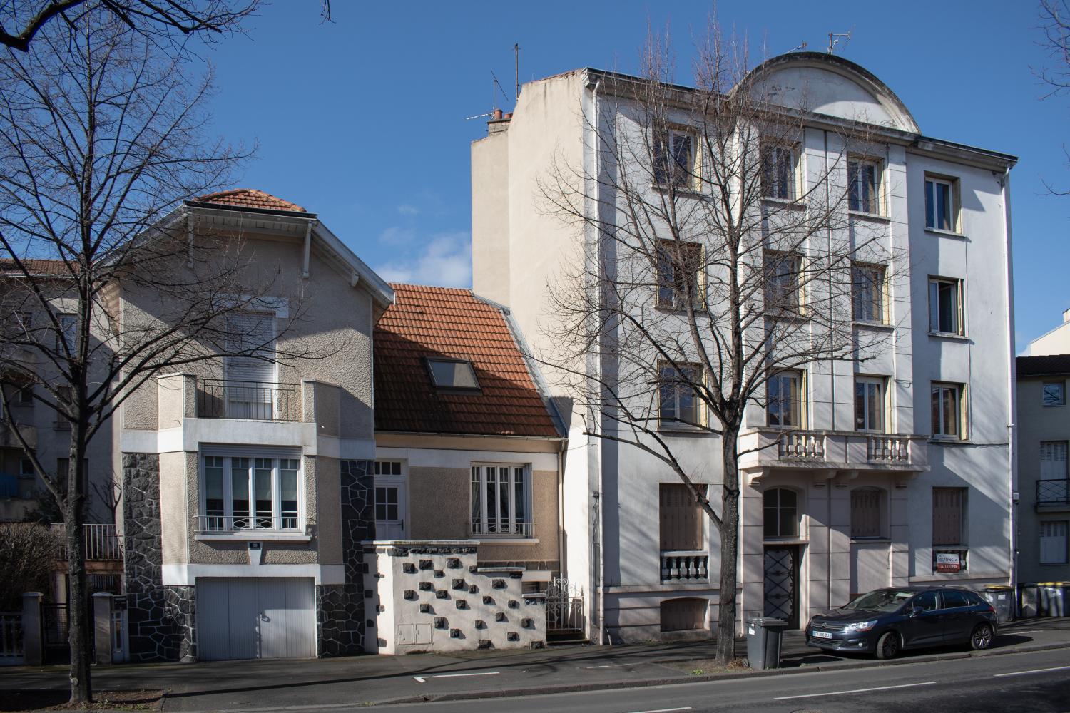 Maison et immeuble