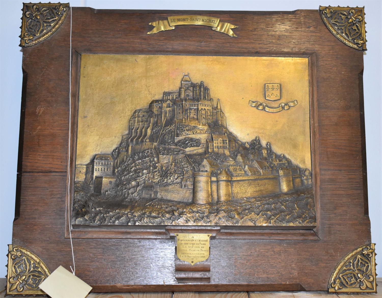 Bas-relief n° 2 : Vue du Mont Saint-Michel