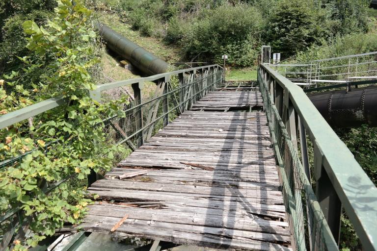 Passerelle EDF de Bioge