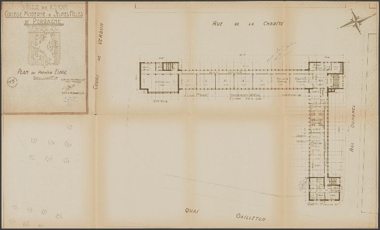 Collège moderne de jeunes filles, dit collège Juliette-Récamier, actuellement lycée Juliette-Récamier