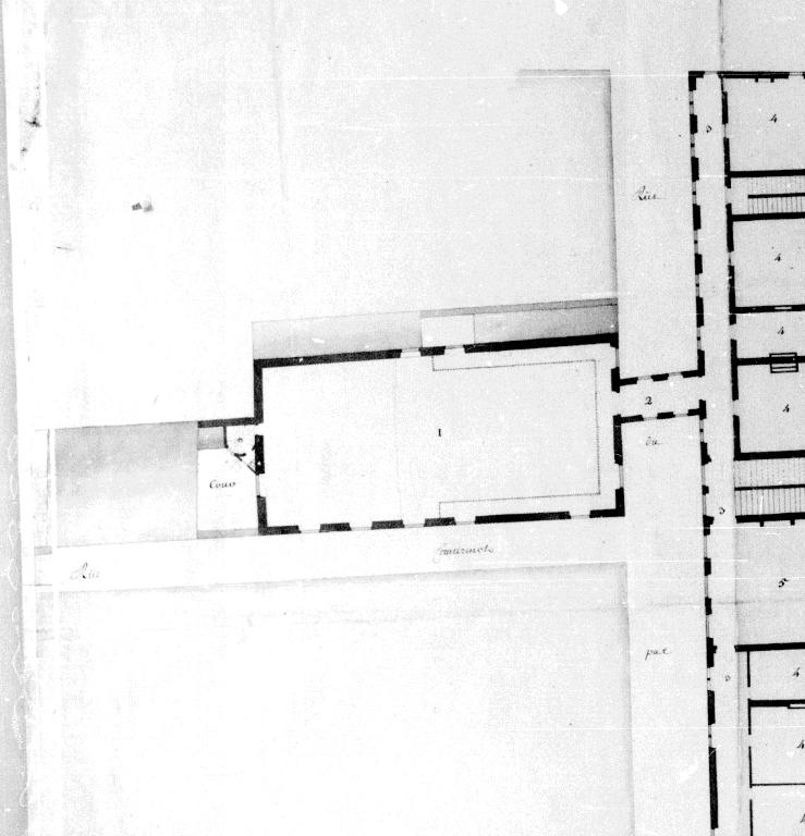 Théâtre du collège de la Trinité, actuellement immeuble à logements et restaurant