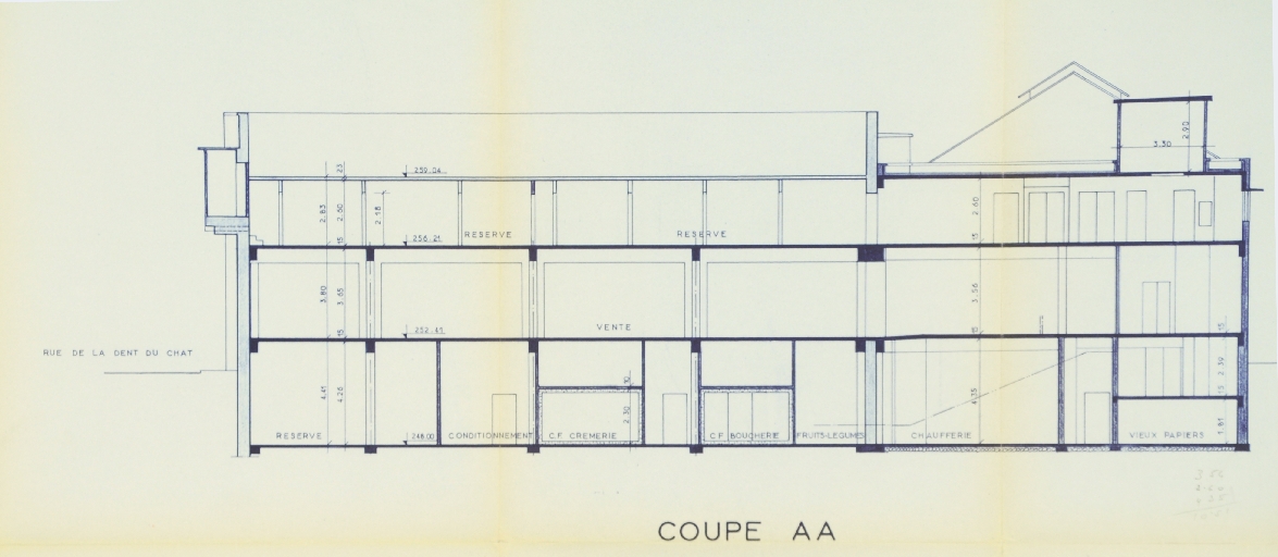 Hôtel de voyageurs, hôtel du Soleil d'Or, puis hôtel Garin et Victoria, actuellement immeuble et grand magasin, Nouvelles Galeries, puis Prisunic, actuellement Monoprix