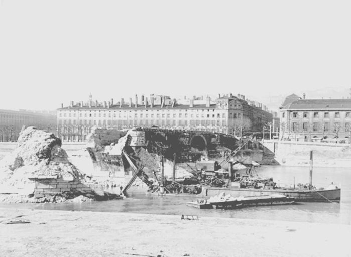 Deuxième pont de la Guillotière (détruit)