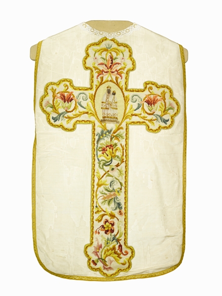 chasuble, étole : ornement blanc n°2