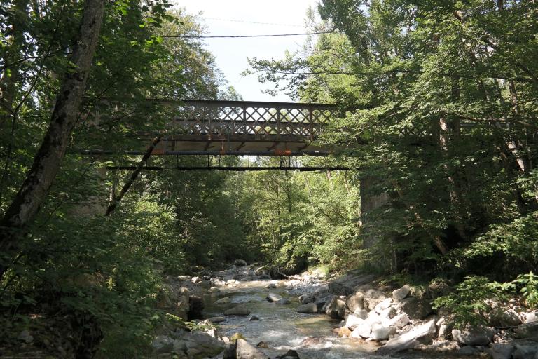 Pont de Sous-le-Pas dite "passerelle du Moulin"